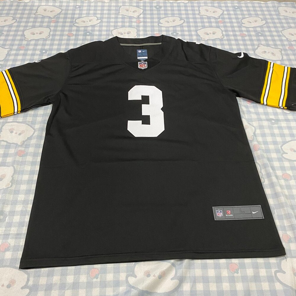 Pittsburgh Steelers Black Jersey Wilson No. 3